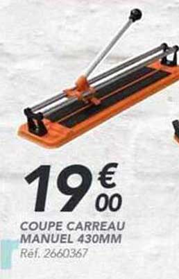 COUPE CARREAU MANUEL 430MM