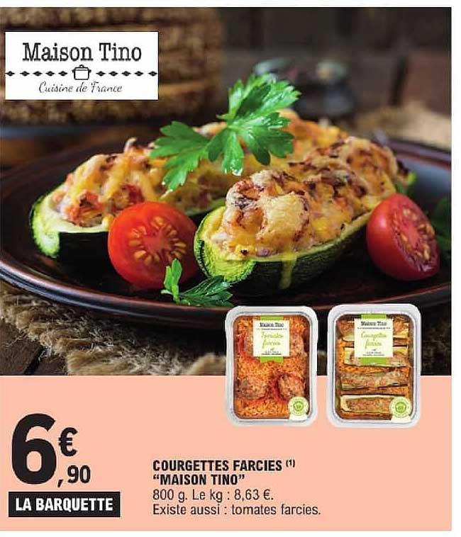 COURGETTES FARCIES (1) "MAISON TINO"