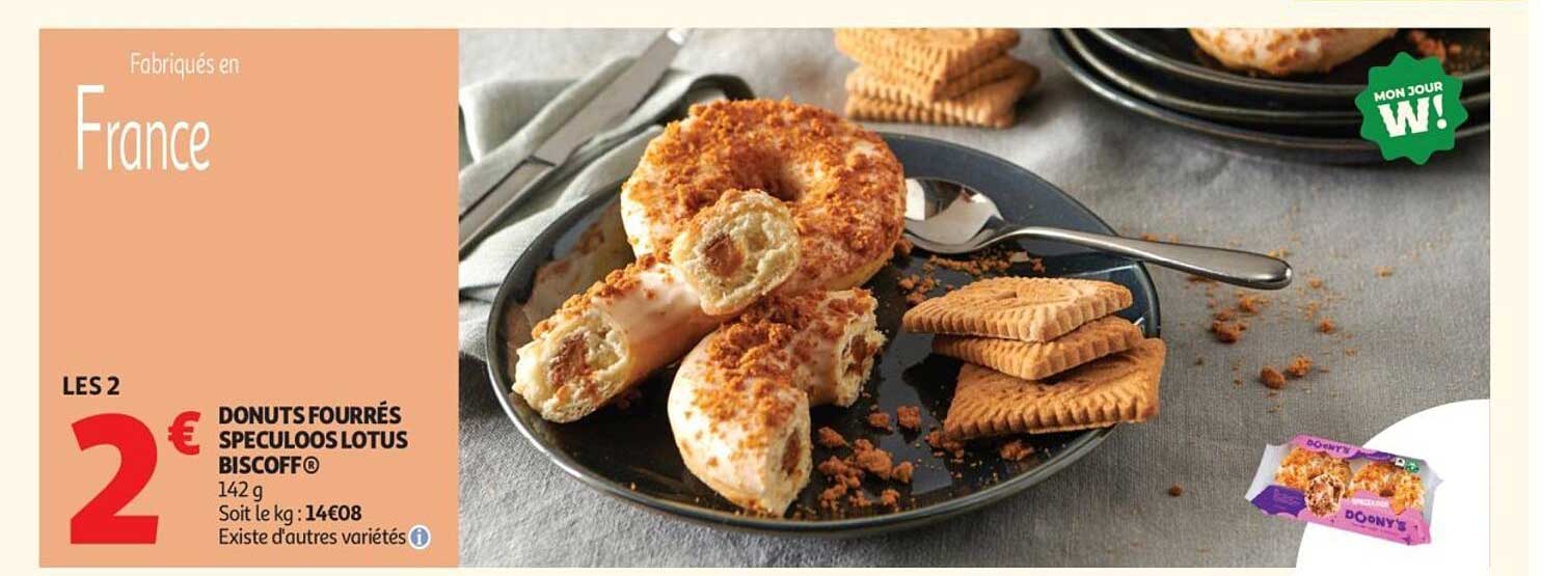 DONUTS FOURRÉS SPECULOOS LOTUS BISCOFF®