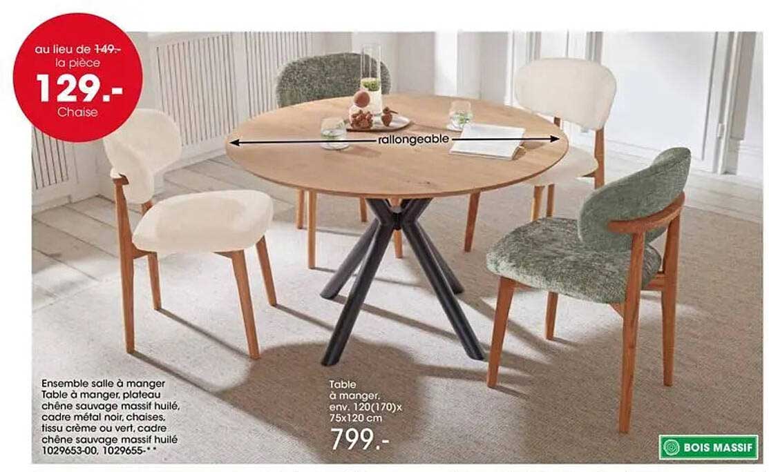 Ensemble salle à manger