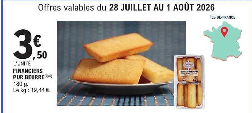 FINANCIERS PUR BEURRE