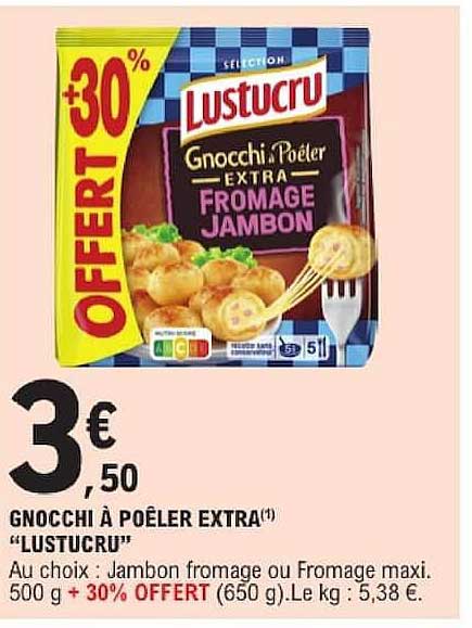 Gnocchi à poêler extra "Lustucru"