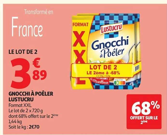GNOCCHI À POÊLER LUSTUCRU