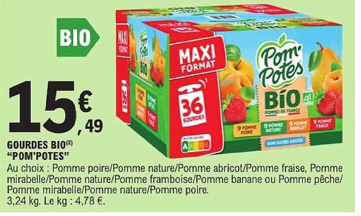 GOURDES BIO(2) “POM'POTES”