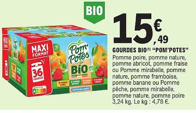 GOURDES BIO(4) “POM’POTES”