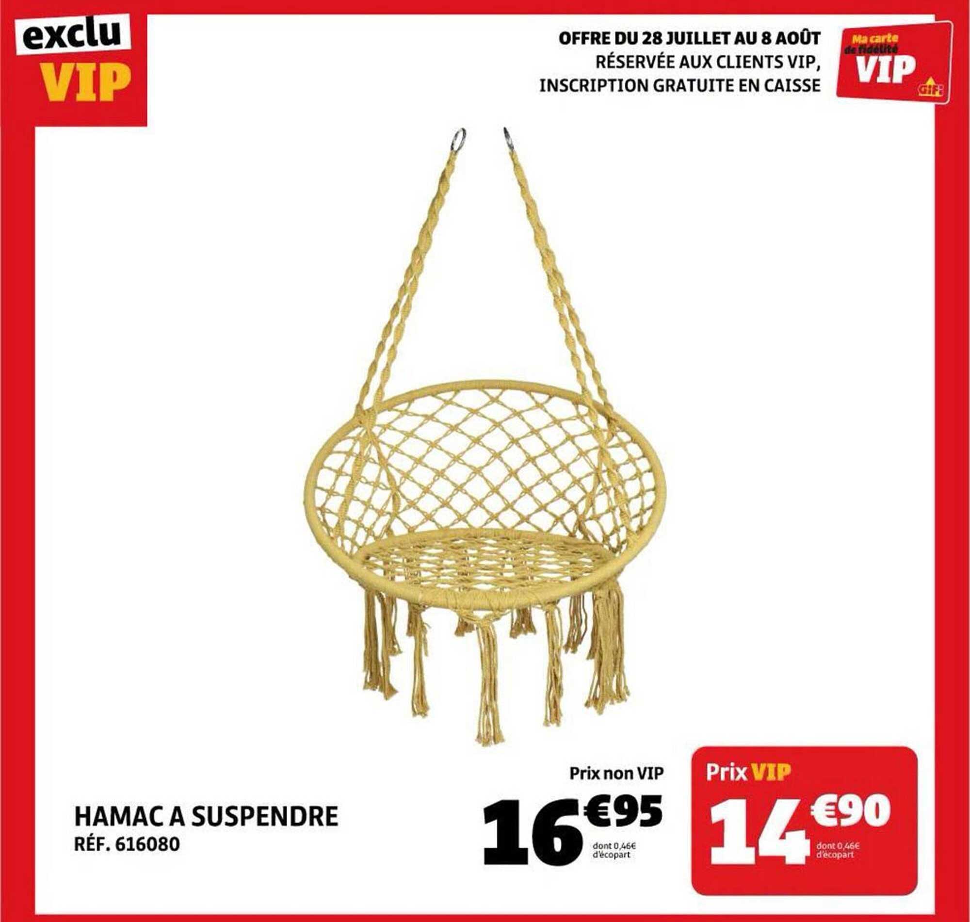 HAMAC A SUSPENDRE