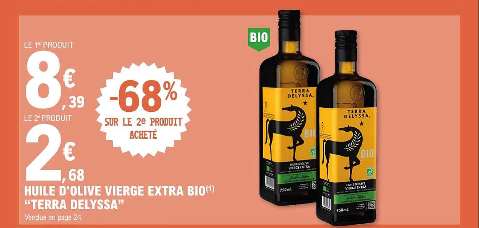 HUILE D'OLIVE VIERGE EXTRA BIO "TERRA DELYSSA"