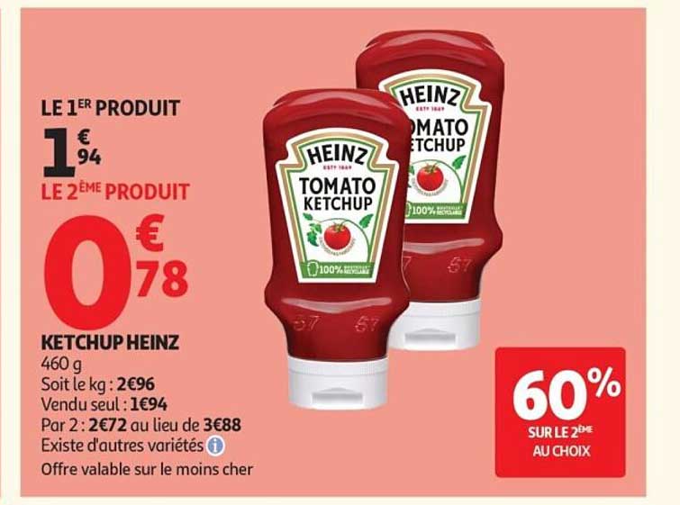 KETCHUP HEINZ 460 g