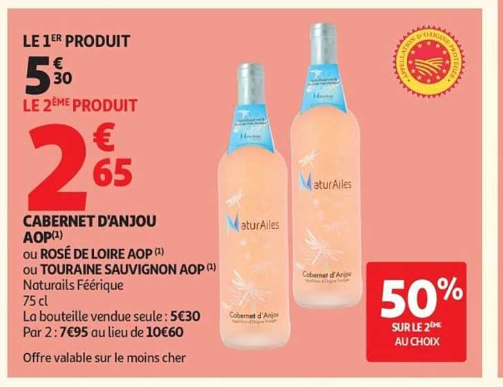LE 1ER PRODUIT 5€30 LE 2ÈME PRODUIT 2€65