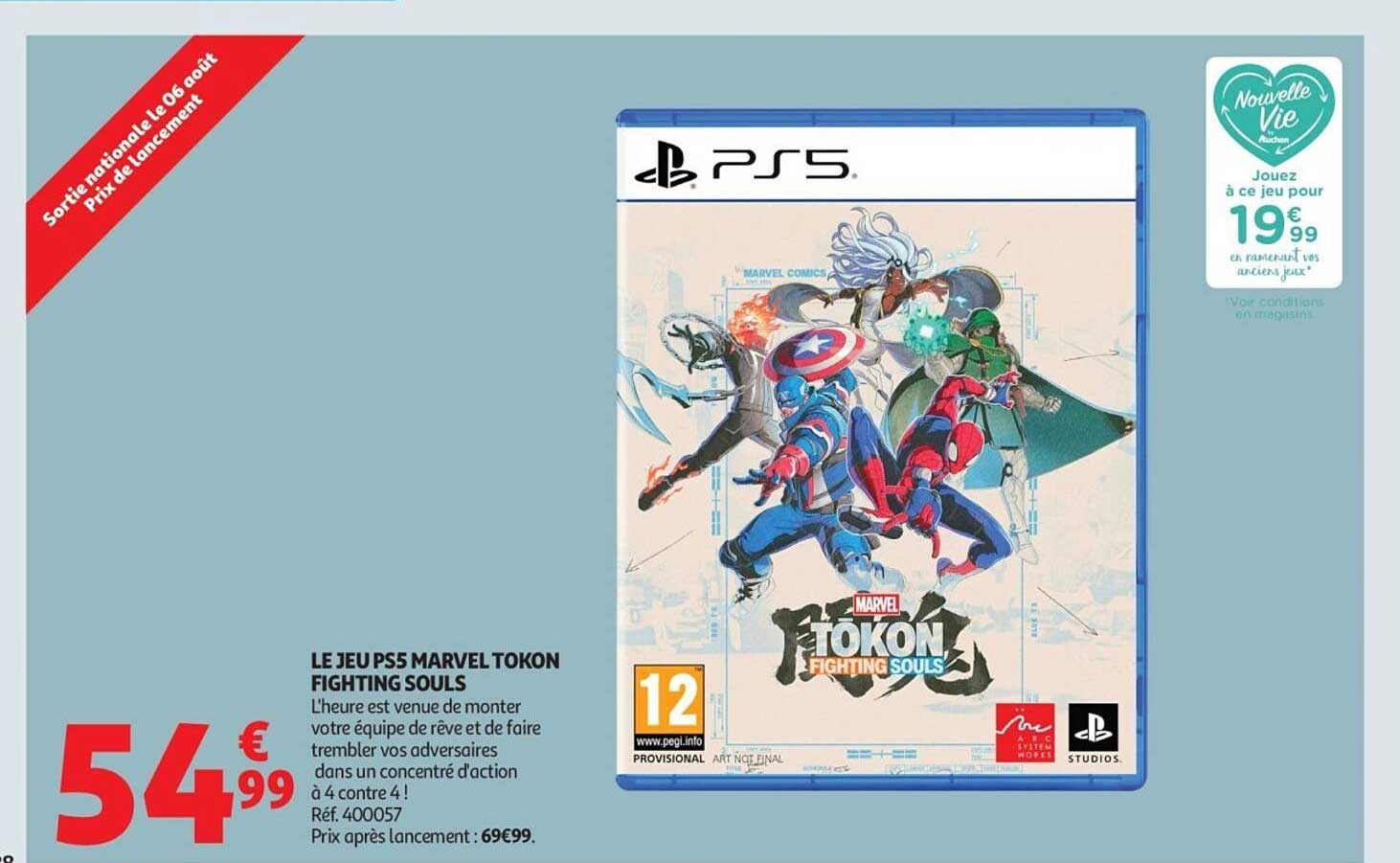 LE JEU PS5 MARVEL TOKON FIGHTING SOULS