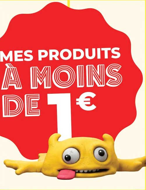 MES PRODUITS À MOINS DE 1€