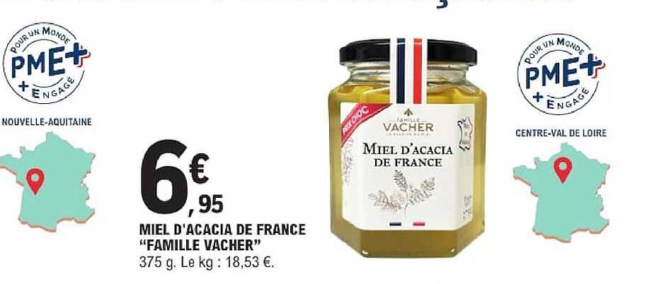 MIEL D’ACACIA DE FRANCE “FAMILLE VACHER”