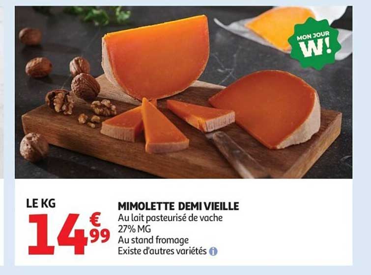 MIMOLETTE DEMI VIEILLE