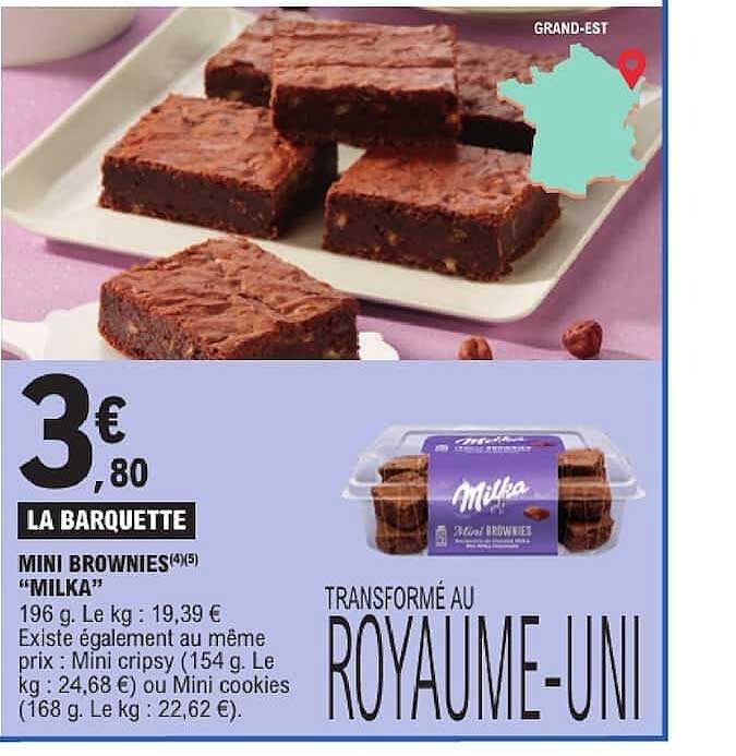 MINI BROWNIES "MILKA"