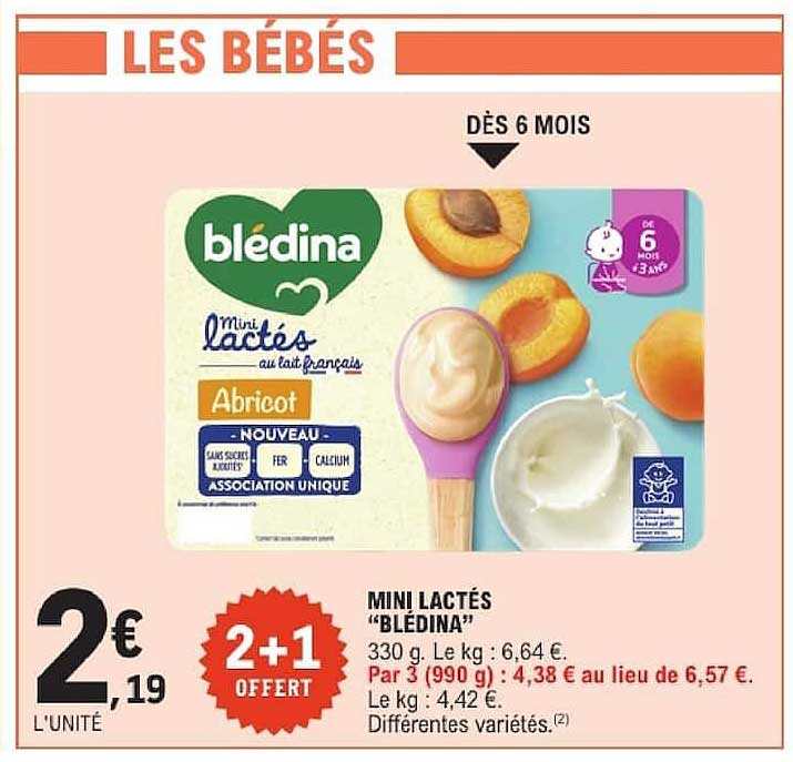 MINI LACTÉS “BLÉDINA”