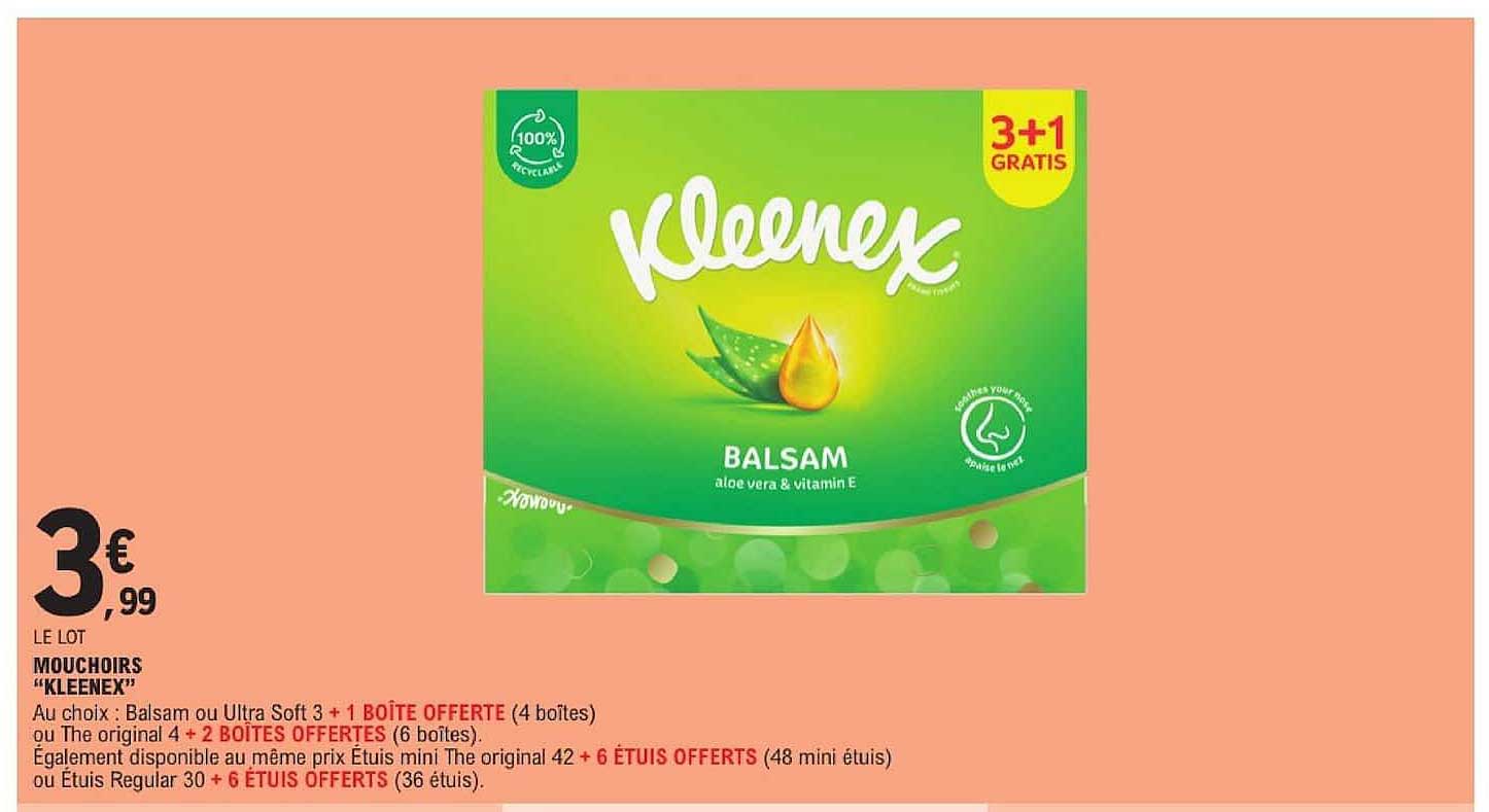 MOUCHOIRS “KLEENEX”