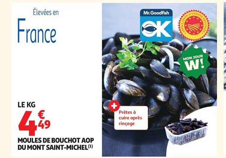 MOULES DE BOUCHOT AOP DU MONT SAINT-MICHEL