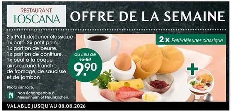 OFFRE DE LA SEMAINE