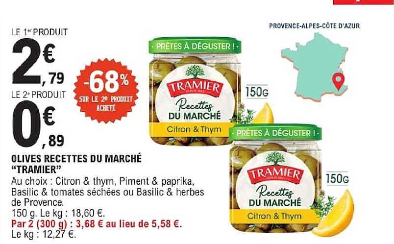 OLIVES RECETTES DU MARCHÉ "TRAMIER"
