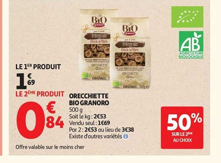 ORECCHIETTE BIO GRANORO 500 g