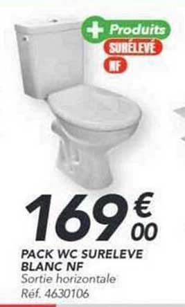 PACK WC SURELEVE BLANC NF