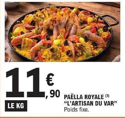 PAËLLA ROYALE "L’ARTISAN DU VAR"