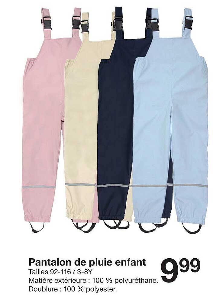 Pantalon de pluie enfant