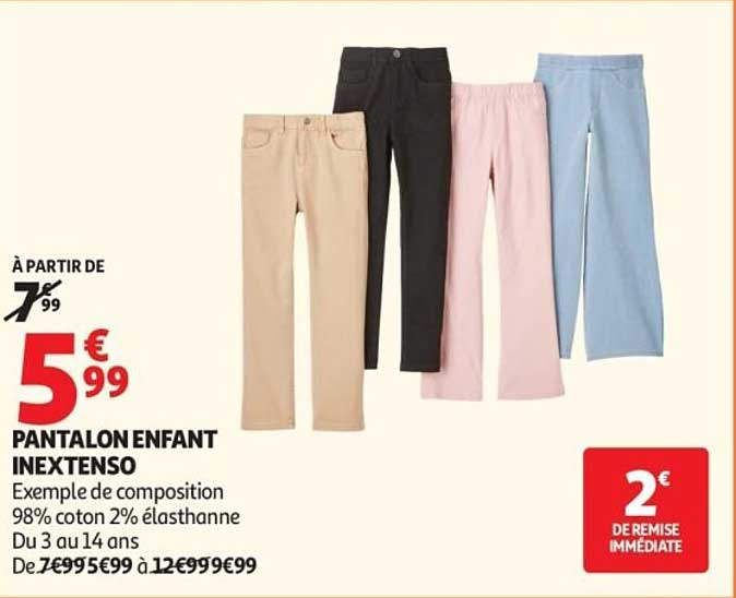 PANTALON ENFANT INEXTENSO