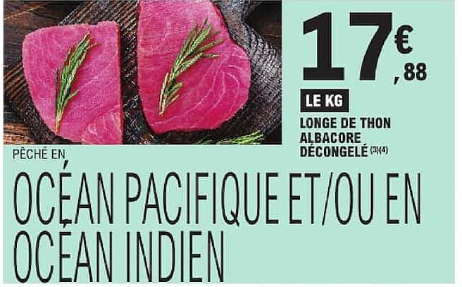 PÊCHE EN OCÉAN PACIFIQUE ET/OU EN OCÉAN INDIEN