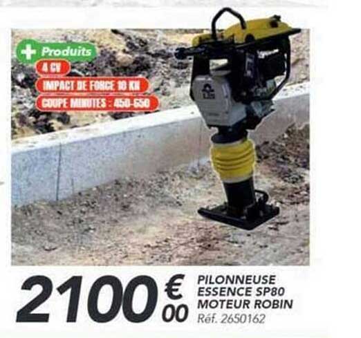 PILONNEUSE ESSENCE SP80 MOTEUR ROBIN