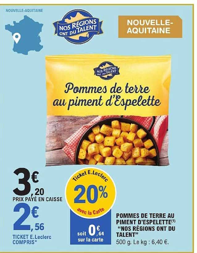 Pommes de terre au piment d'Espelette