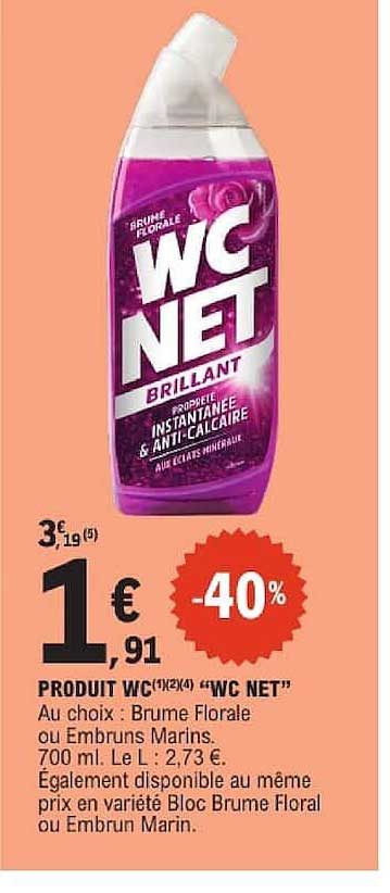 PRODUIT WC (1+2)K4 "WC NET"