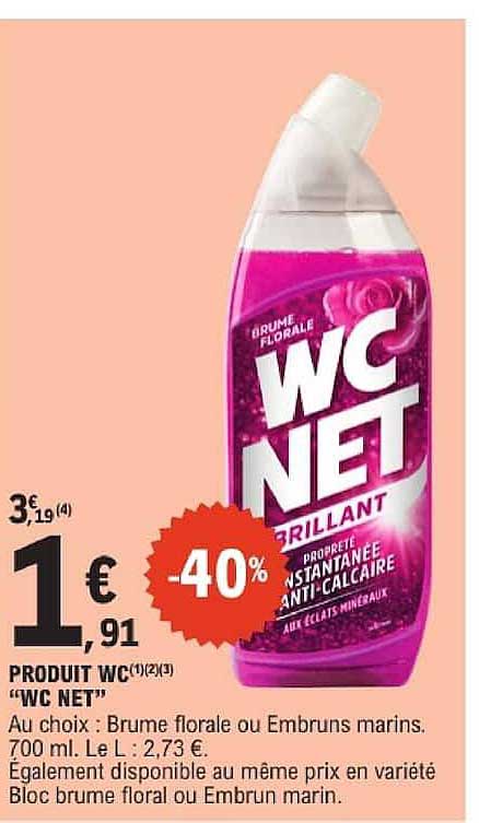 PRODUIT WC "WC NET"