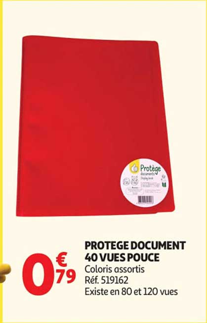 PROTEGE DOCUMENT 40 VUES POUCE