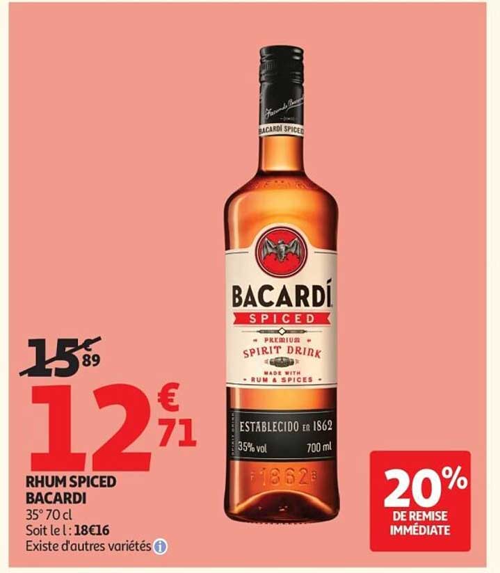RHUM SPICED BACARDI