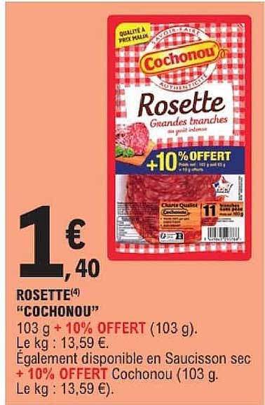 ROSETTE “COCHONOU”