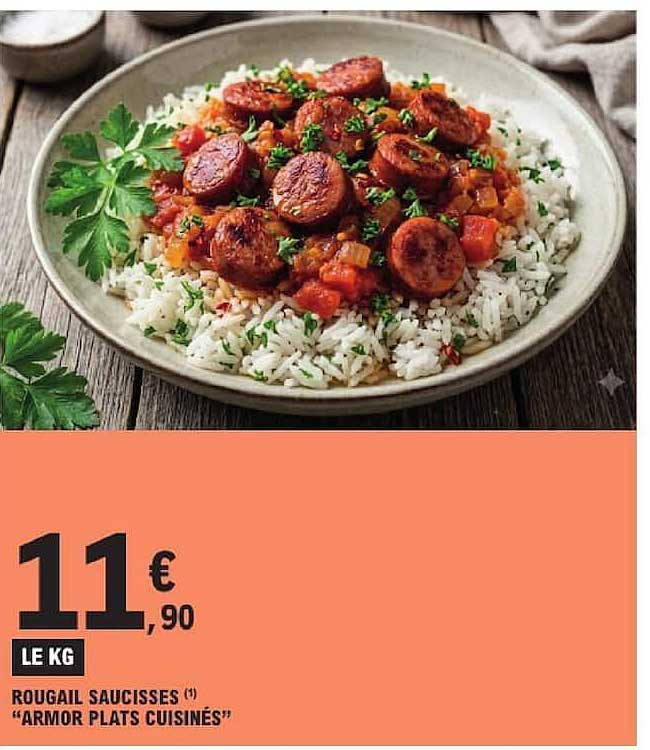 ROUGAIL SAUCISSES (“ARMOR PLATS CUISINÉS”)