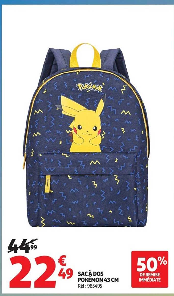SAC À DOS POKÉMON 43 CM