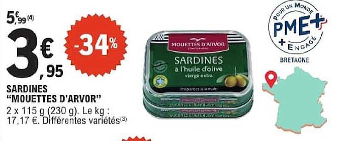 SARDINES “MOUETTES D’ARVOR”