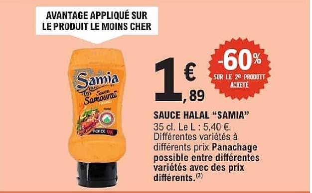 SAUCE HALAL “SAMIA”