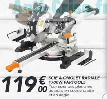 SCIE A ONGLET RADIALE 1700W FARTOOLS