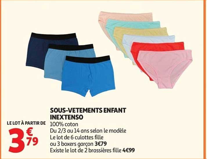 SOUS-VETEMENTS ENFANT INEXTENSO