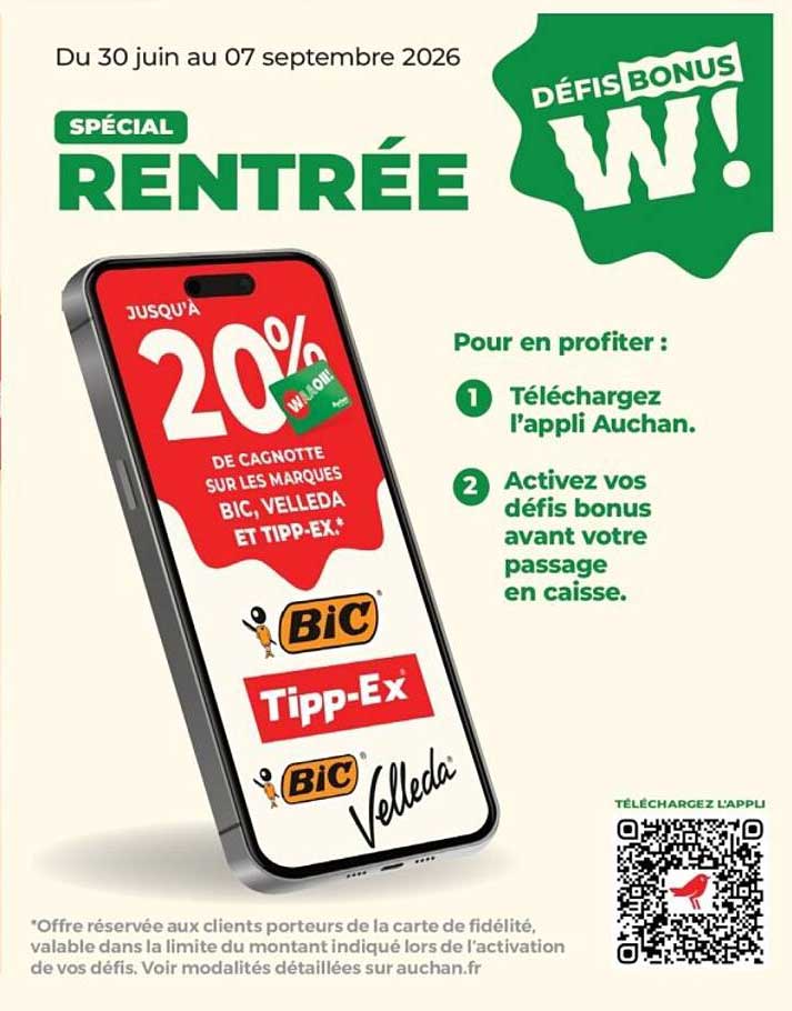 SPÉCIAL RENTRÉE