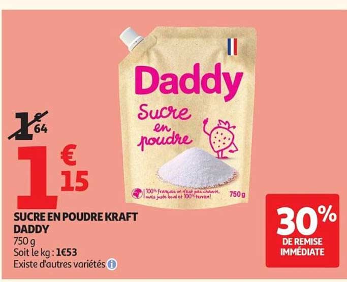 SUCRE EN POUDRE KRAFT DADDY