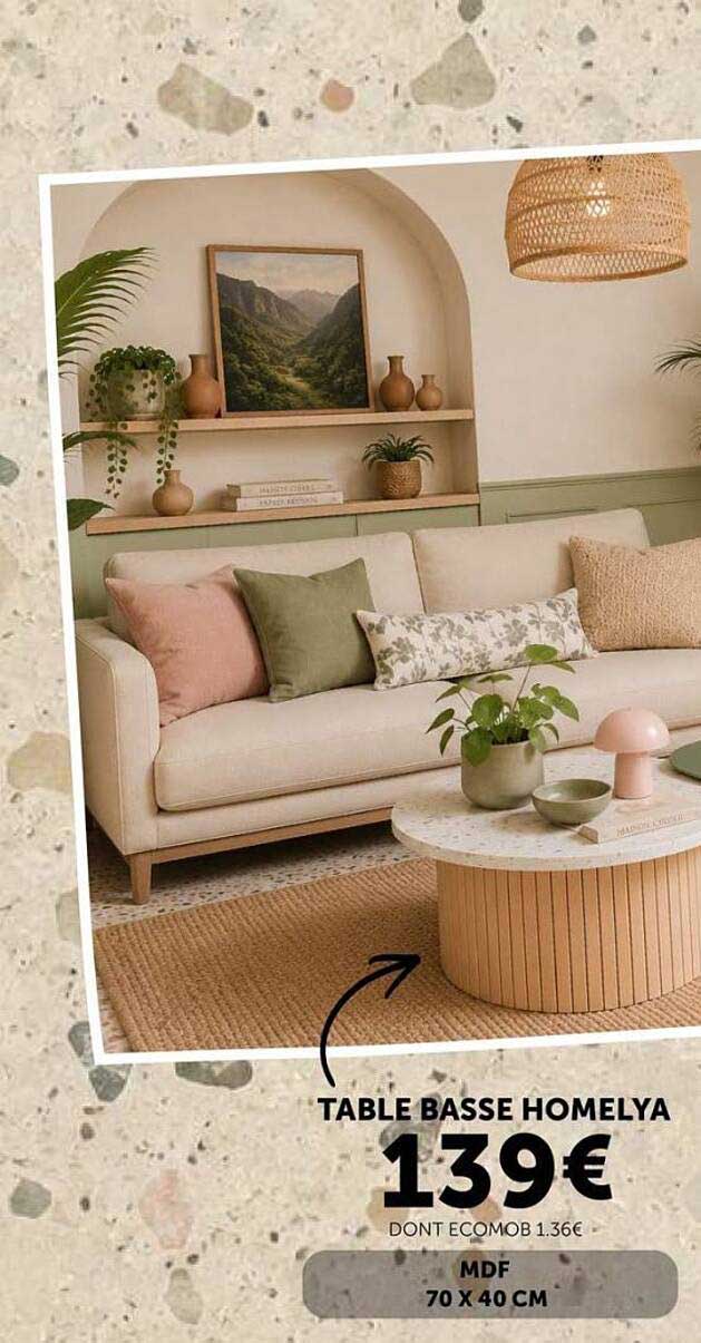 TABLE BASSE HOMELYA