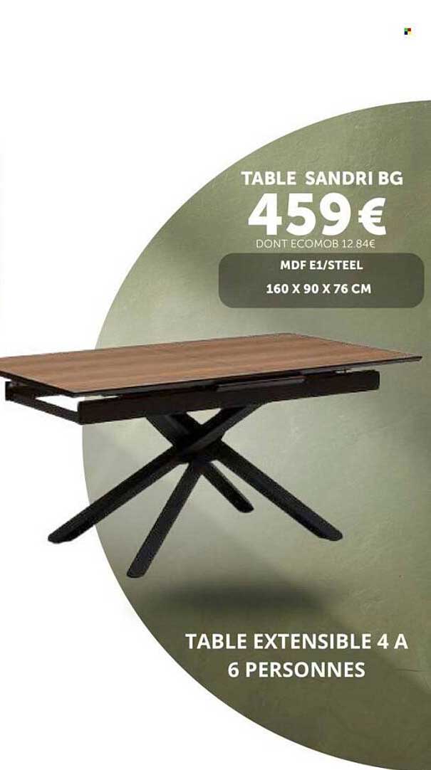 TABLE SANDRI BG