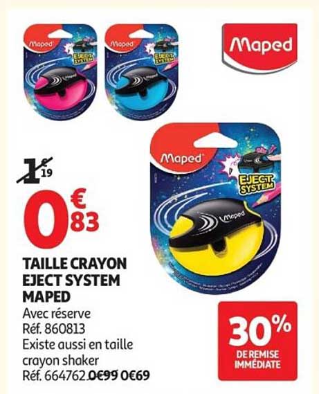 TAILLE CRAYON EJECT SYSTEM MAPED