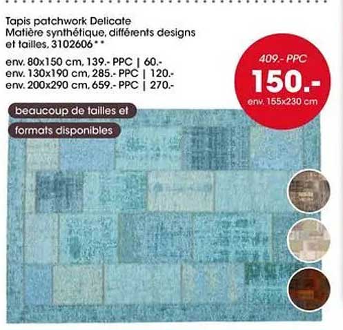 Tapis patchwork Delicate