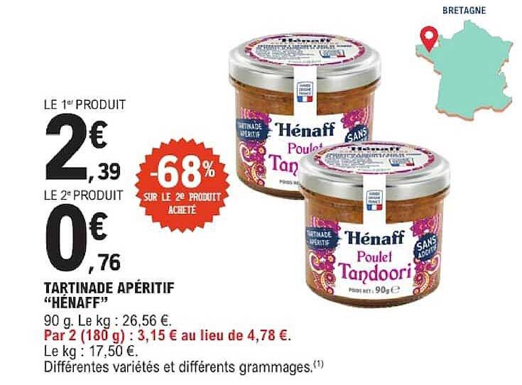 TARTINADE APÉRITIF “HÉNAFF”