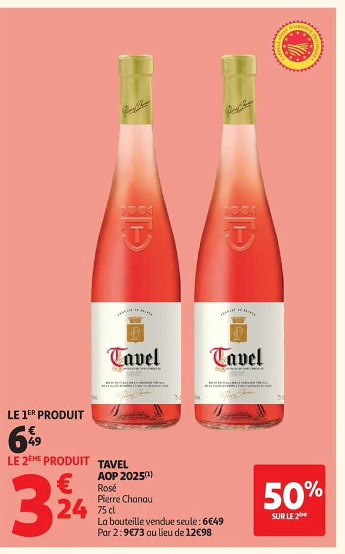 TAVEL AOP 2025(1) Rosé Pierre Chanau 75 cl